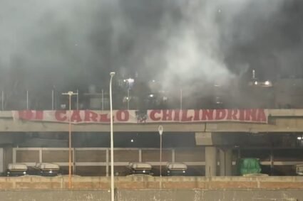 La bandera que desafiaba a Di Carlo: un show de fuegos artificiales se vuelve polémico en la zona de Barracas Central